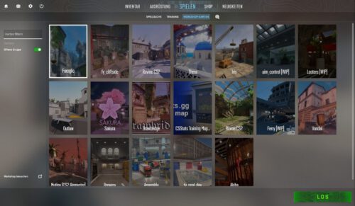 cs2 custom maps spielen